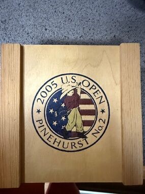 Pinehurst U.S. Open 2005 Wooden Trivet - Natural Wood